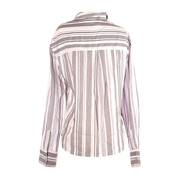 🌺 Stars Above Stripe Button Down Soft Stripe Shirt Size S NWT - Picture 2 of 10